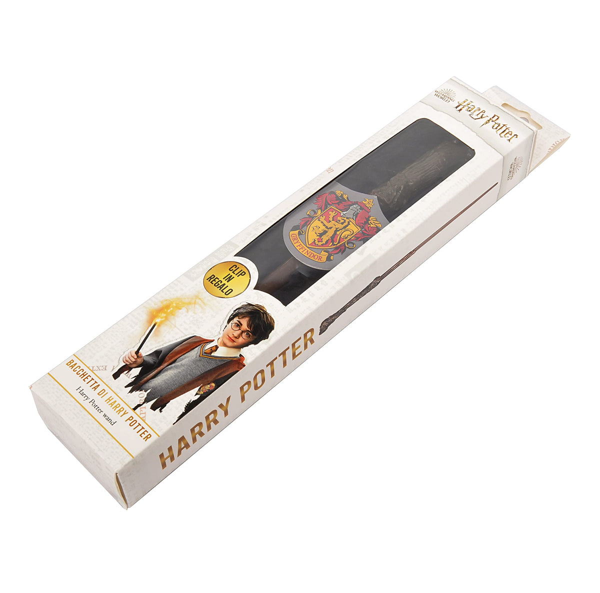 Ciao- Bacchetta Harry Potter (30cm) con Stemma Gryffindor in Scatola