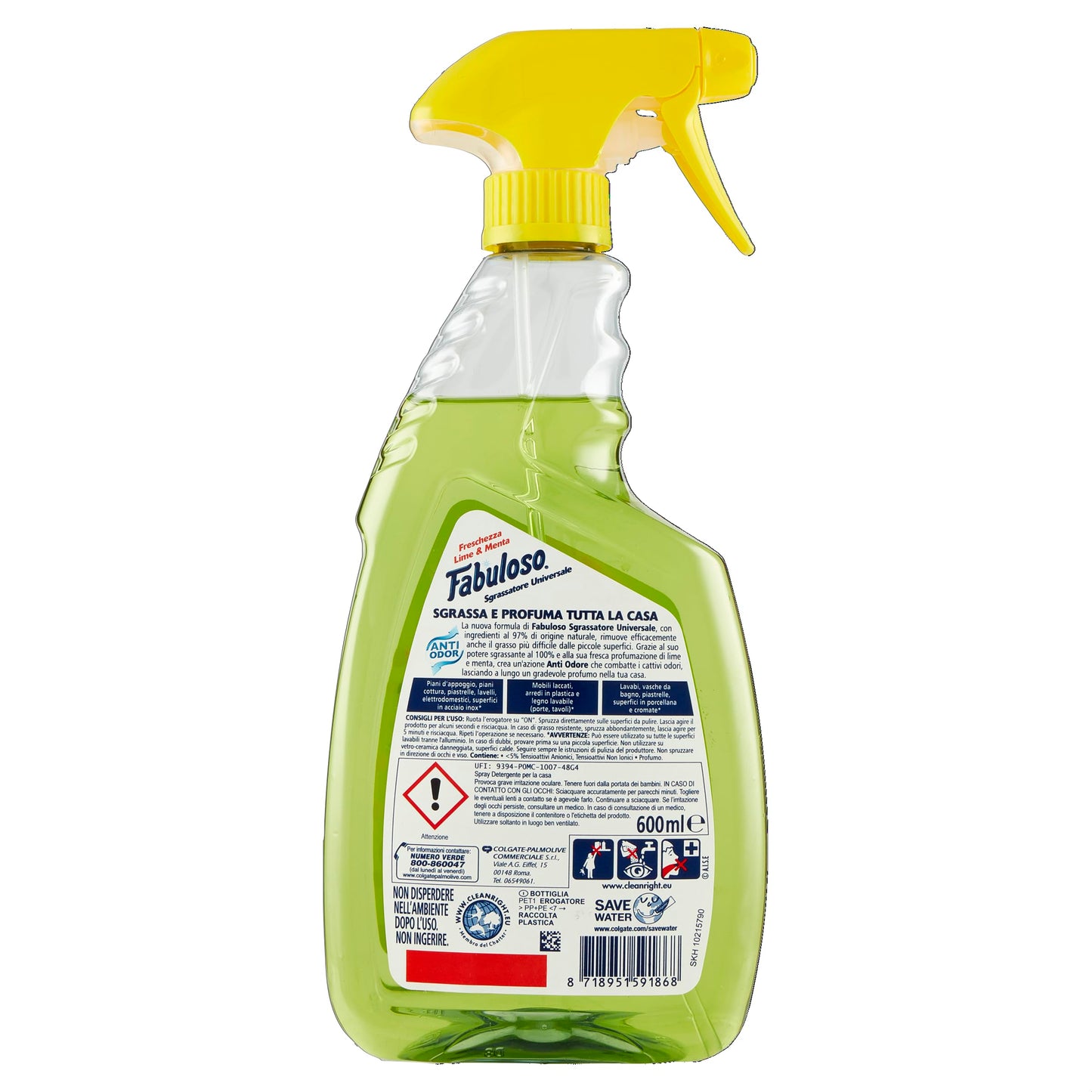 Fabuloso Fabuloso Spray Lime, 600ml