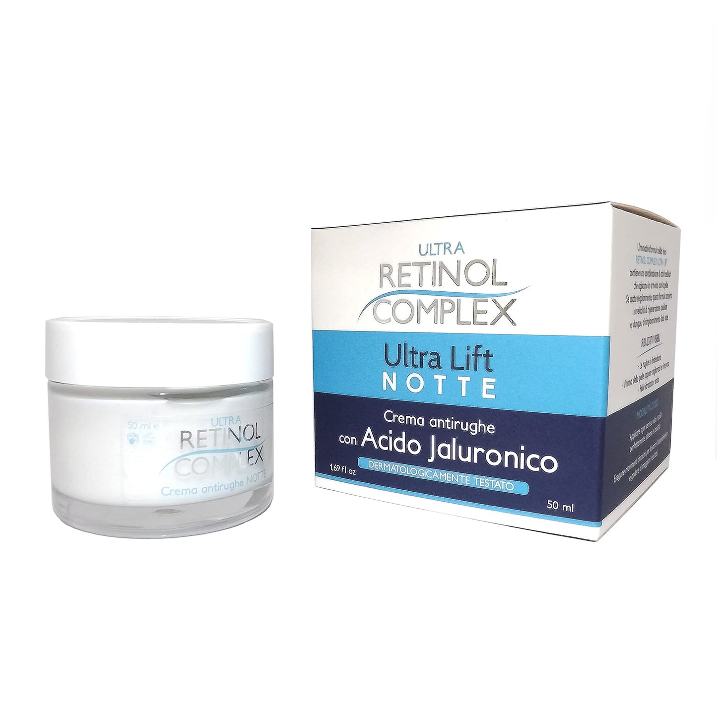 CREMA ANTIRUGHE NOTTE ULTRA LIFT ACIDO JALURONICO RETINOL COMPLEX 50 ml