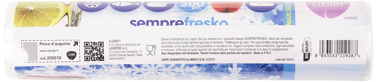 Clendy, Semprefresco, Sacchetti Freezer Maxi 28X42 Cm, 300 pezzi parent