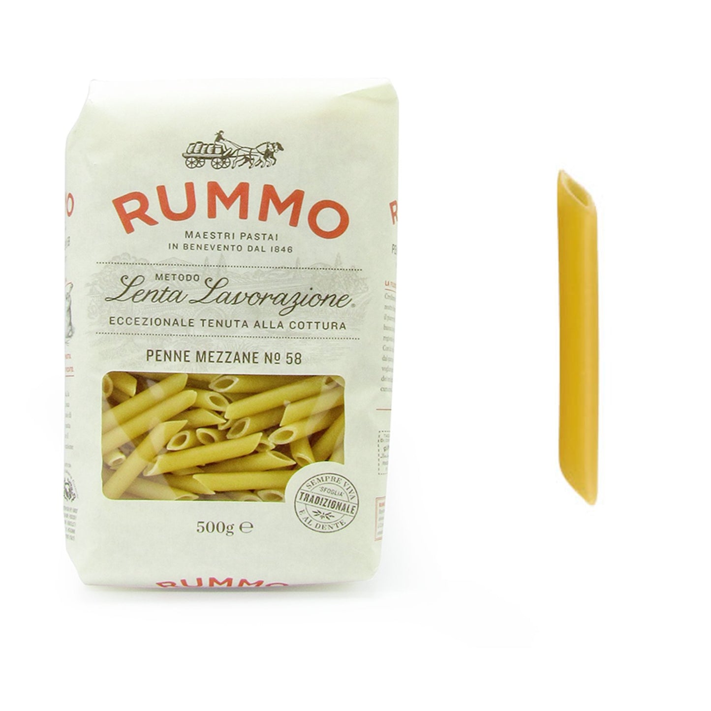 Rummo 3022058 Penne Mezzane - 500 Gr