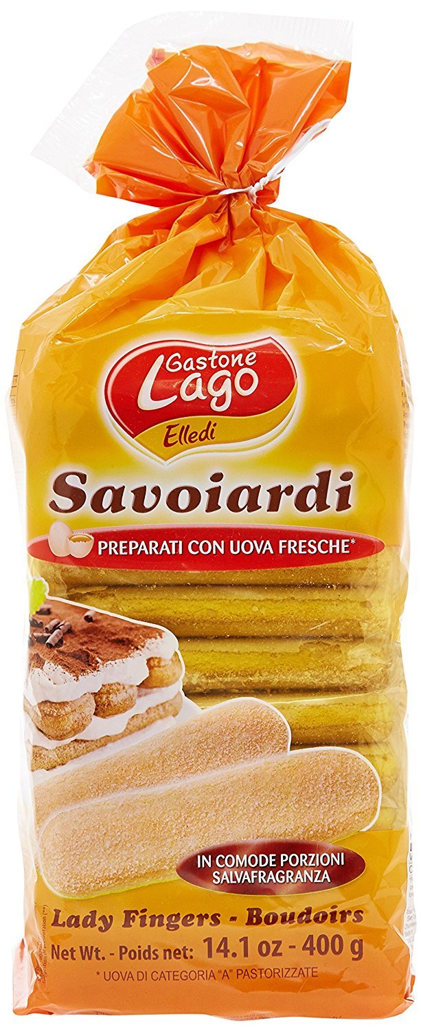 Gastone Lago: Savoiardi Ladyfingers (in inglese britannico spugna dita) 399,7 g (400 gr) Confezioni (confezione da 3)