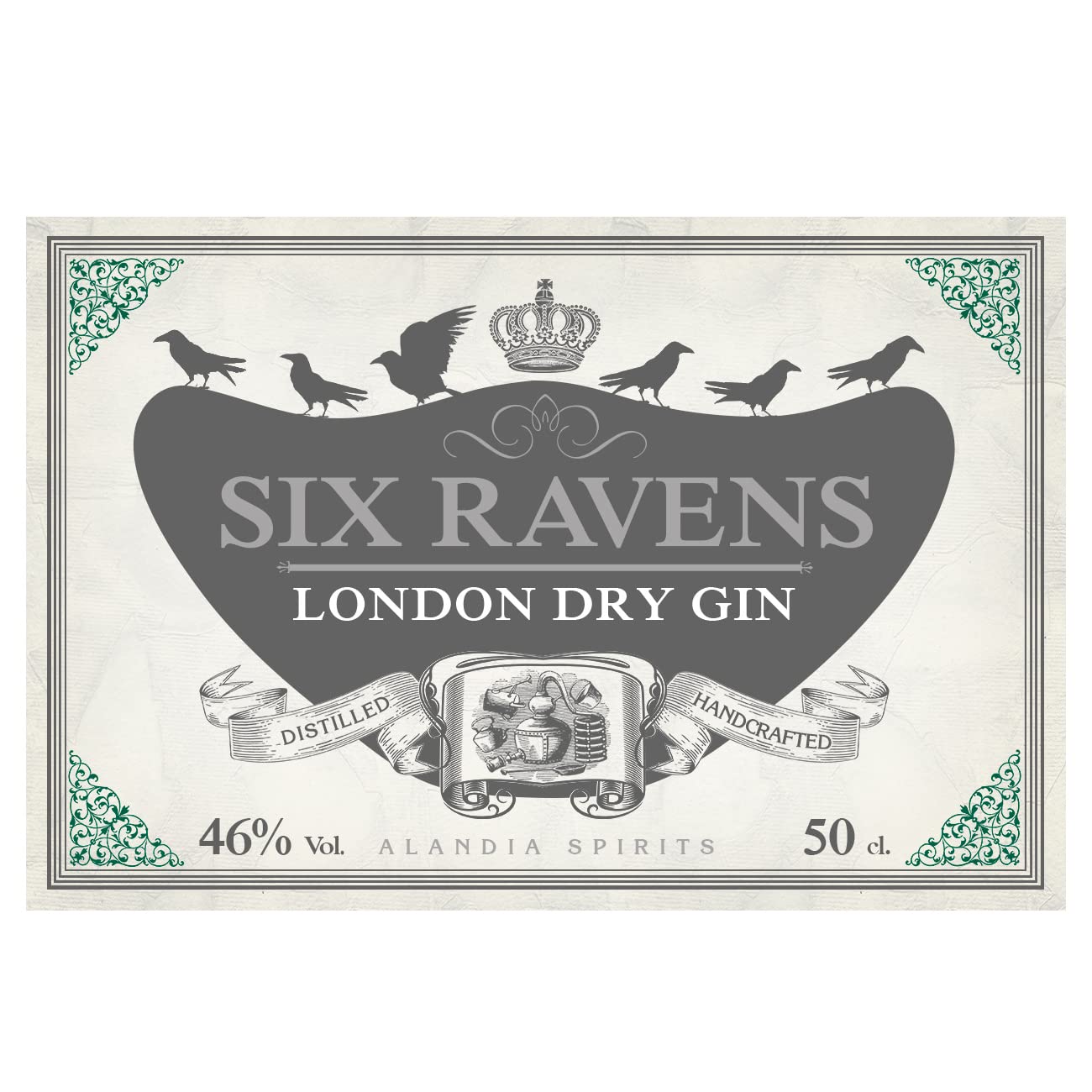 Six Ravens Sei London Dry Gin - 500 ml
