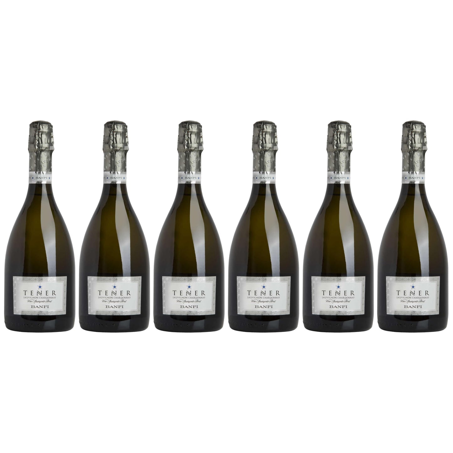 Banfi | Tener Vino Spumante Brut | Sauvignon Chardonnay | Confezione da 6 Bottiglie | 75cl