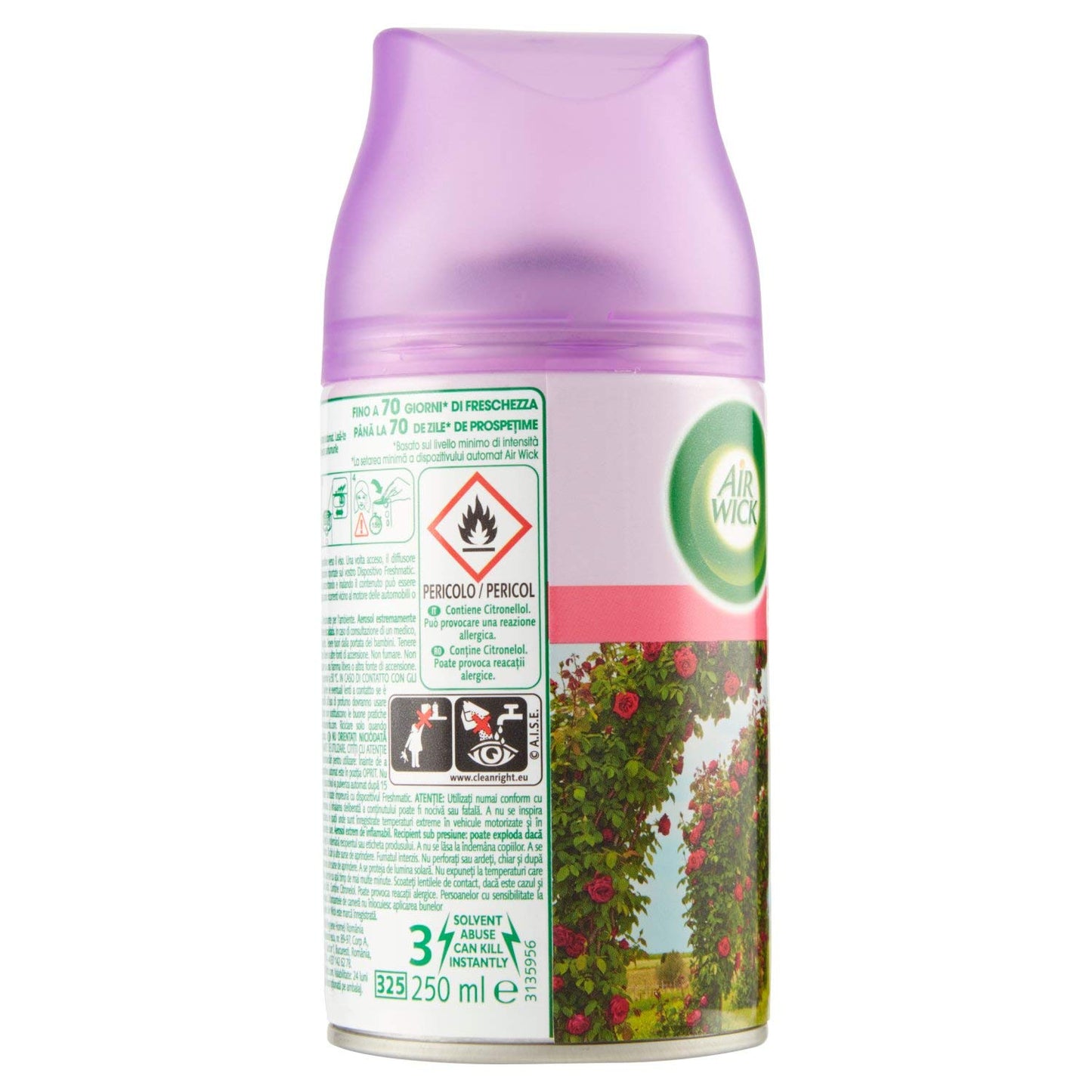 Airwick Fresh Matic Ricarica Spray Automatico, 250ml