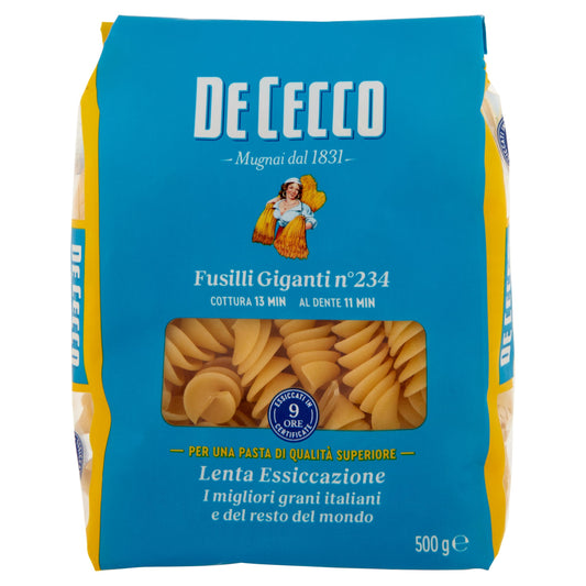 DE CECCO FUSILLI GIGANTI N.234 GR 500 X 10