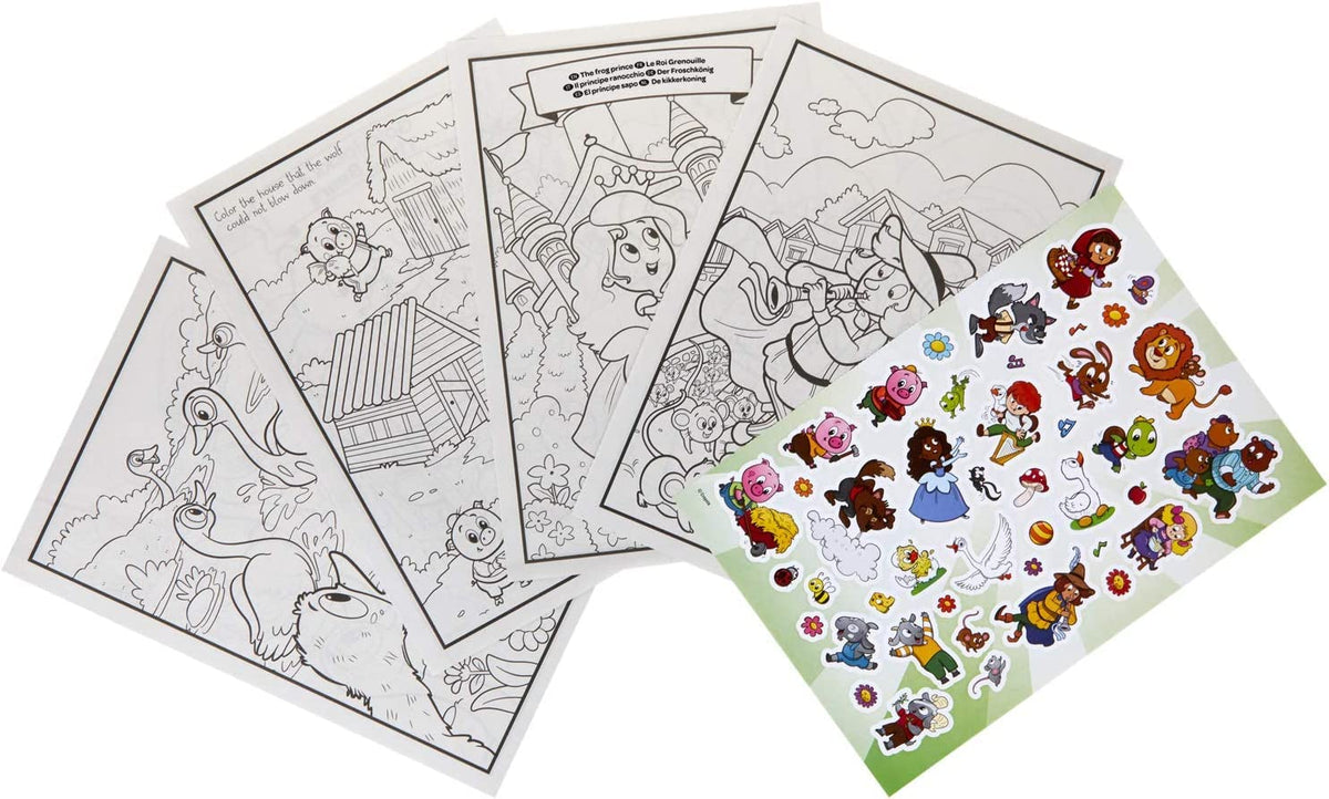 Crayola Mini Kids, Album Fiabe da Colorare, Per bambini a partire dai 24 mesi, 25-1081G