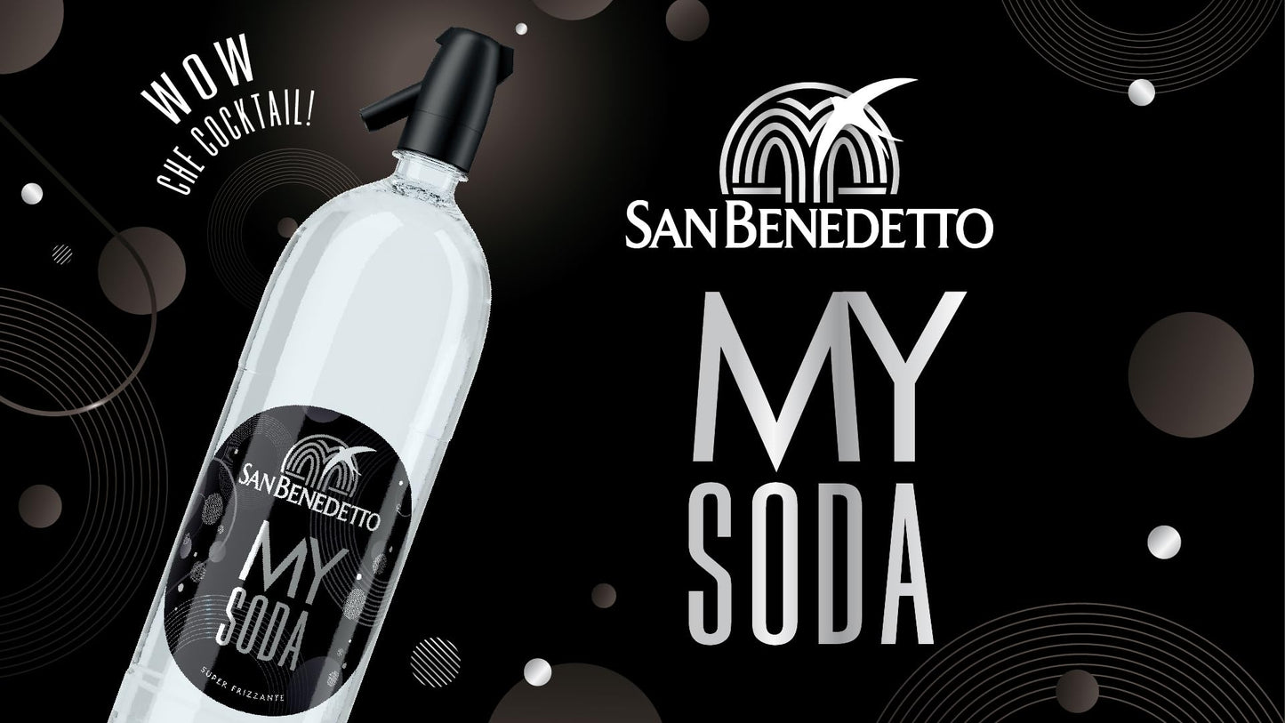 San Benedetto - My Soda, Bottiglia PET da 1,5L, Bevanda Gassata Senza Zuccheri, Fresca e Leggera, Ideale per ogni Momento della Giornata