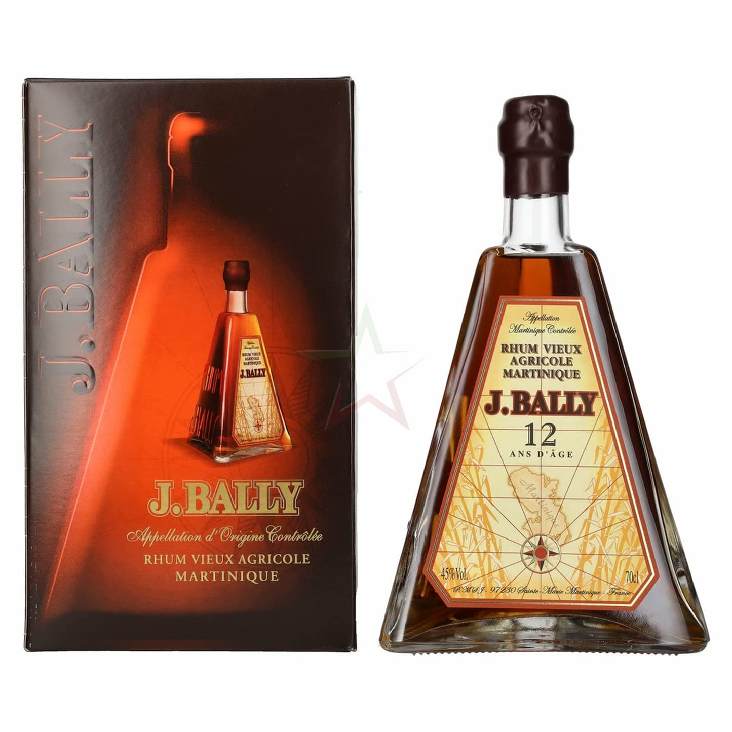 J. Bally Rhum Vieux Agricole Martinique 12 Ans D'Âge 45,00% 0,70 Liter