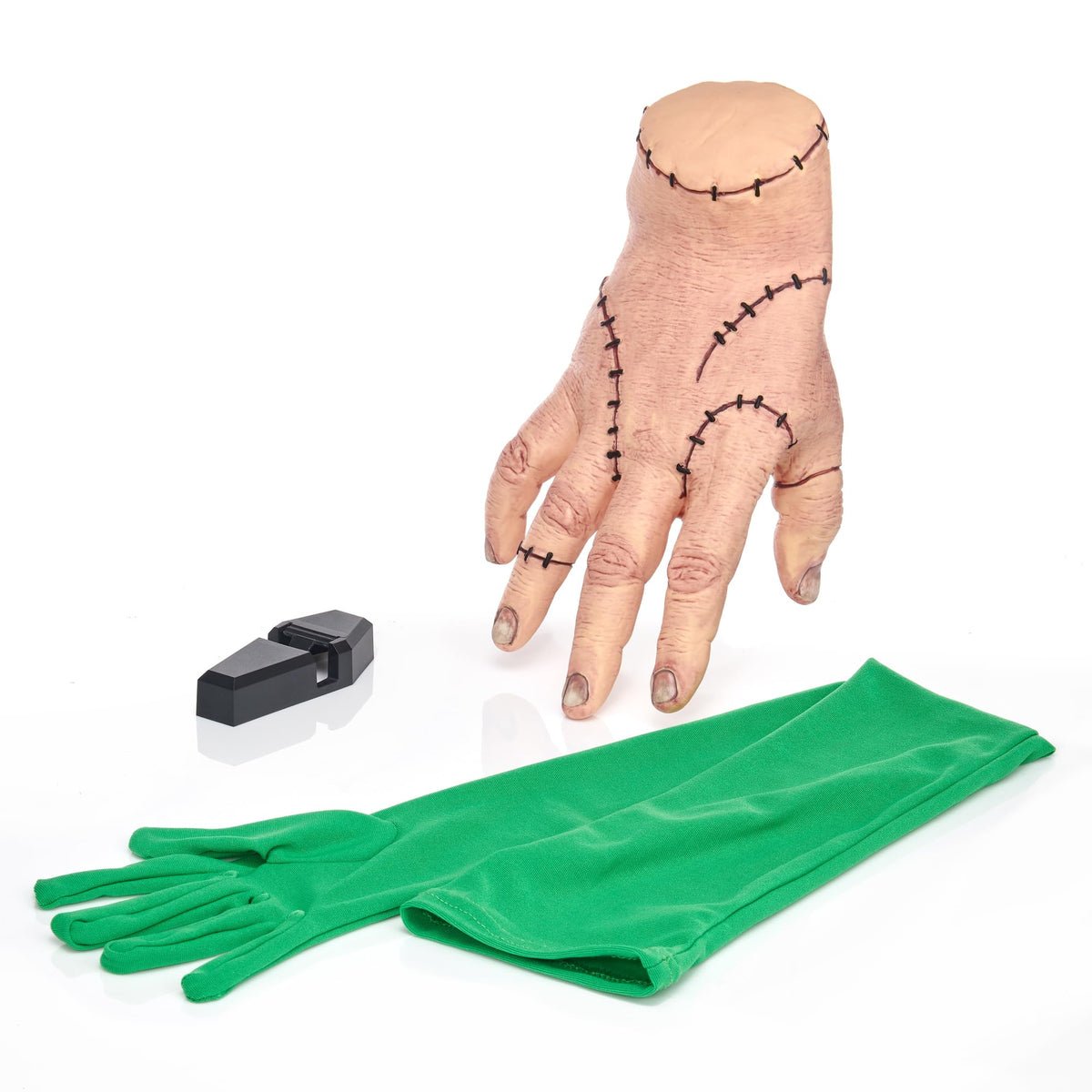 Giochi Preziosi Mano Real FX Mercoledì, Kit Effetti Speciali con Guanto Green Screen e App per Giochi Bambina, Ideale per Halloween, con Supporto per Telefono Incluso