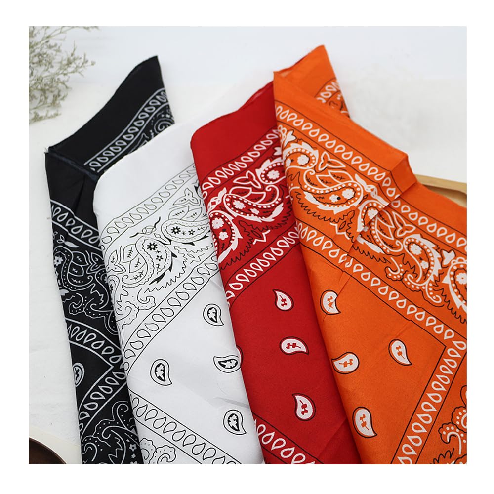 bandane colorate 6 pezzi multicolor