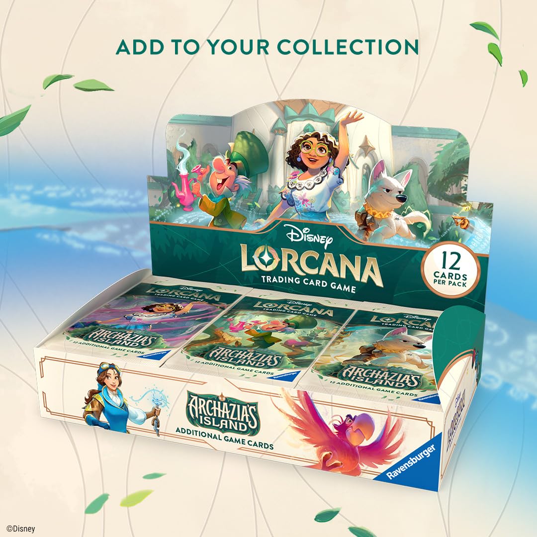 Ravensburger- Disney Lorcana Trading Card Game: Set 7-Espositore con 24 Buste di espansione, 11098557