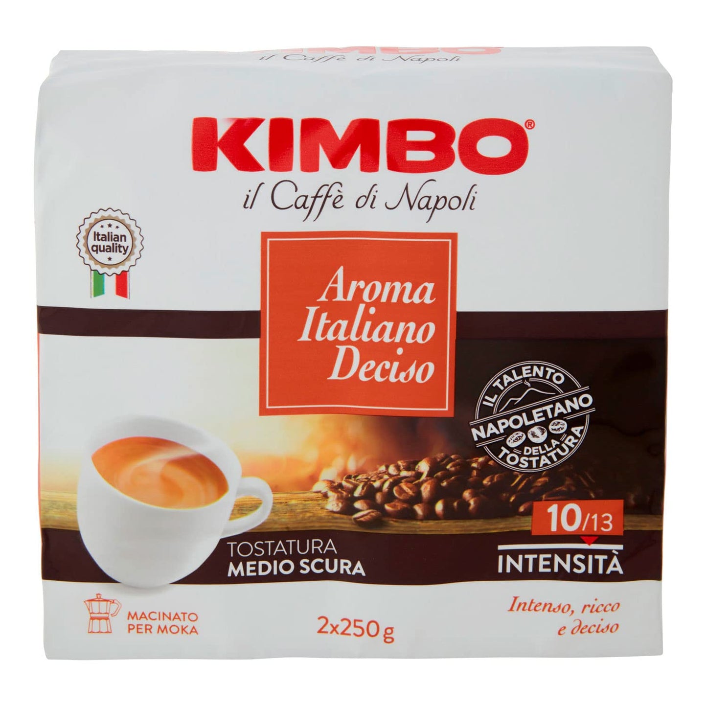 Kimbo Aroma Italiano Gusto Deciso, 2 x 250g