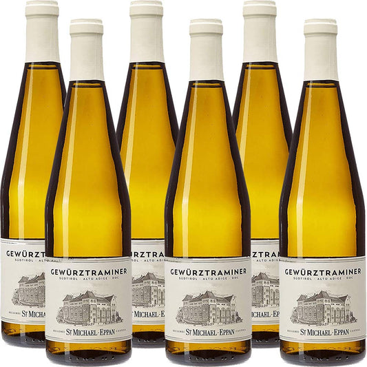 Gewürztraminer Doc | San Michele Appiano | St Michael Eppan | Vino Bianco Sudtirol Alto Adige | 6 Bottiglie 75 Cl | Idea Regalo