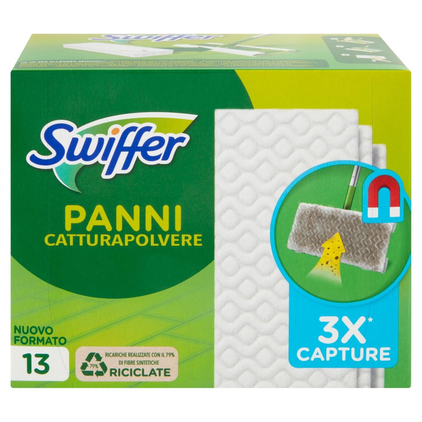 Swiffer Panno Pavimenti Dry 13 Rf, 13pz