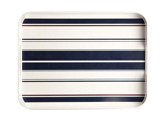 Marine Business Monaco – Pirofila Rettangolare, melamina, Colore: Bianco, Blu e Rosso