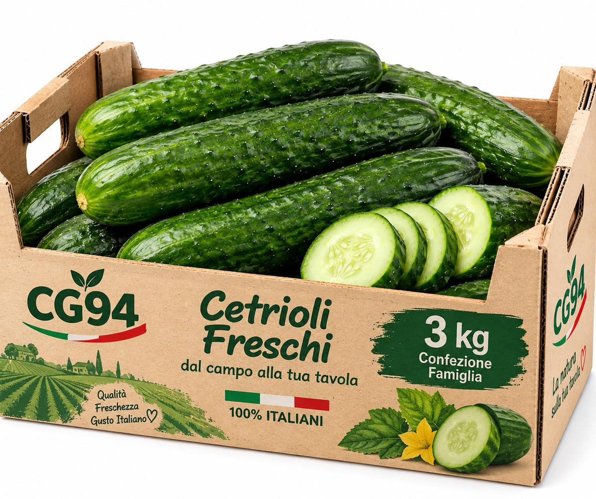 CG94 Cetrioli Freschi Selezionati 3 kg