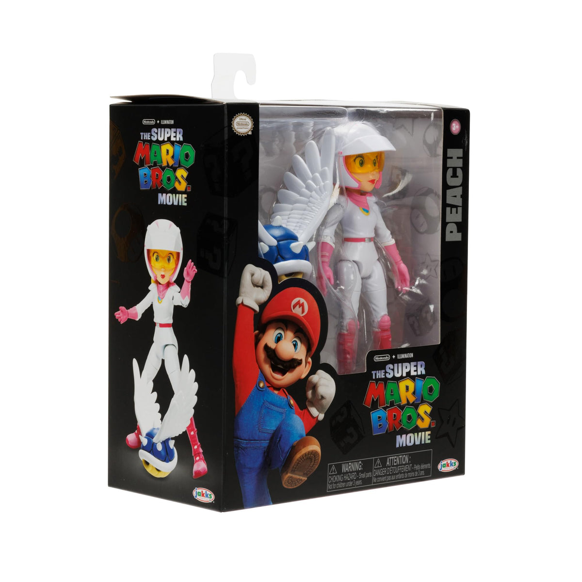 Nintendo Super Mario Movie – Action figure di Biker Peach alta 13 cm, articolata ed estremamente dettagliata, con guscio spinato alato. Direttamente dal film! Per bambini e collezionisti