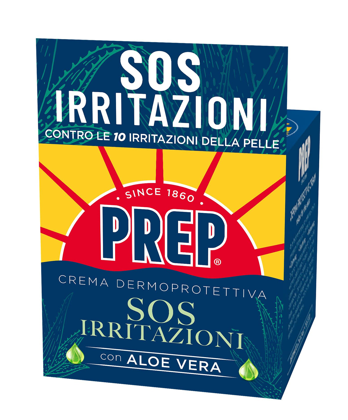 Prep, Crema dermoprotettiva SOS Irritazioni, Crema per Irritazioni, Crema Idratante e Lenitiva, per Tutti i Tipi di Pelle, 75 ml
