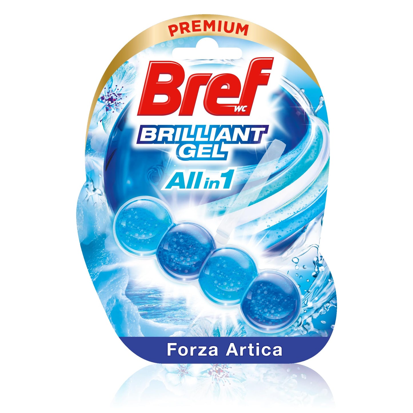 Bref Brilliant WC Forza Artica, 7 Confezioni