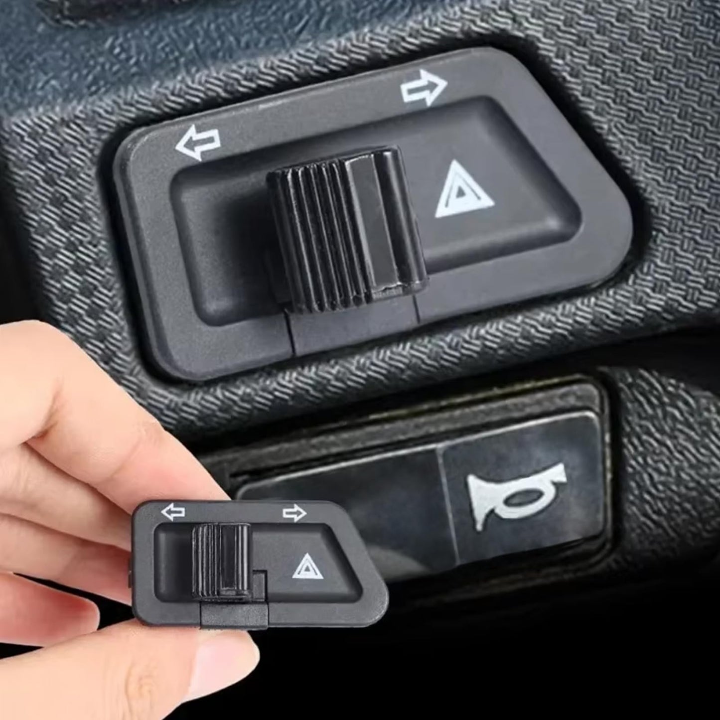 CG94 - Pulsante 3 Pin per Modifica Frecce Scooter - Compatibile con SH 125-150 2002-2012 - Impermeabile e Facile da Installare - Design Compatto e Leggero - Plastica
