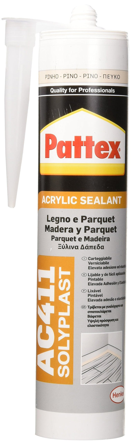 Pattex Silicone Acrilico Per Legno E Parquet 'Pattex Ac411'