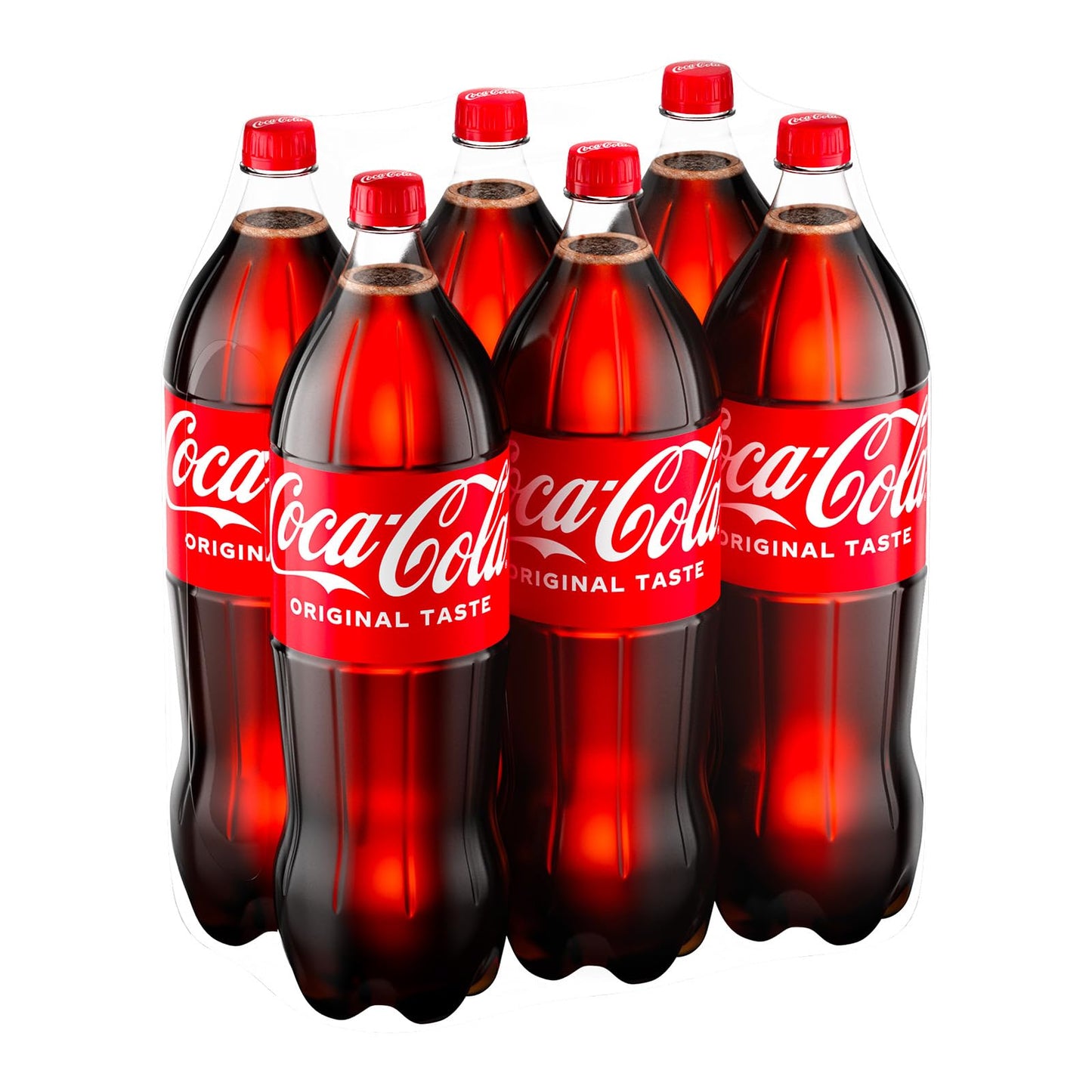 Coca-Cola Original Taste,  Bottiglia PET 100% Riciclabile, 6 Bottiglie da 2L