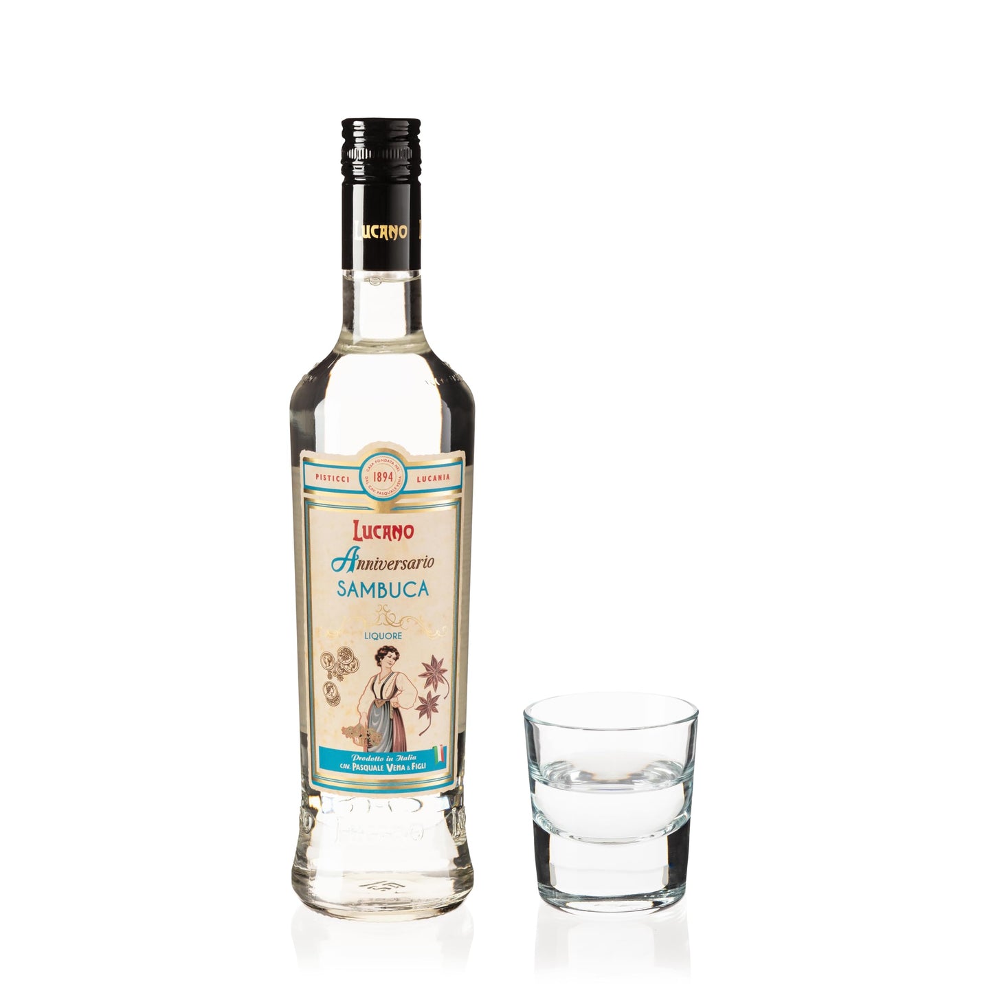 Lucano Anniversario Sambuca 40% Vol - Bottiglia da 70 cl