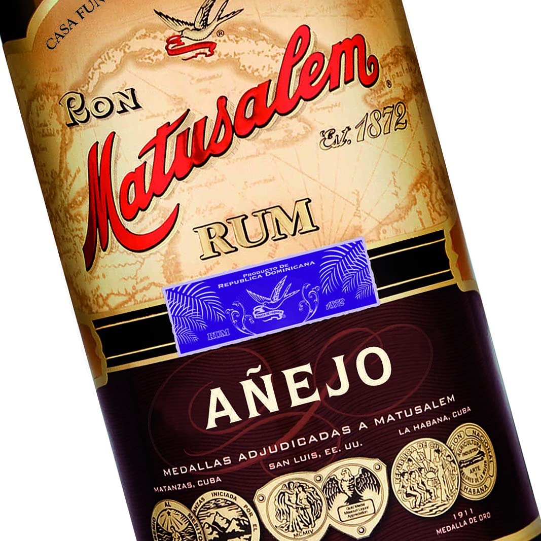 Matusalem - Añejo, Miscela di Rum Scuri Invecchiati di Alta Qualità, 100 cl
