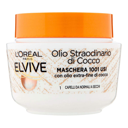 Elvive Maschera Capelli Cocco, 300ml