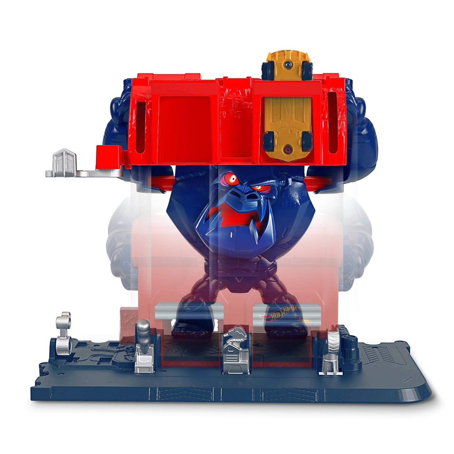 Hot Wheels Creature Mostruose Playset Gorilla, Giocattolo per Bambini 3+ Anni, GJK89