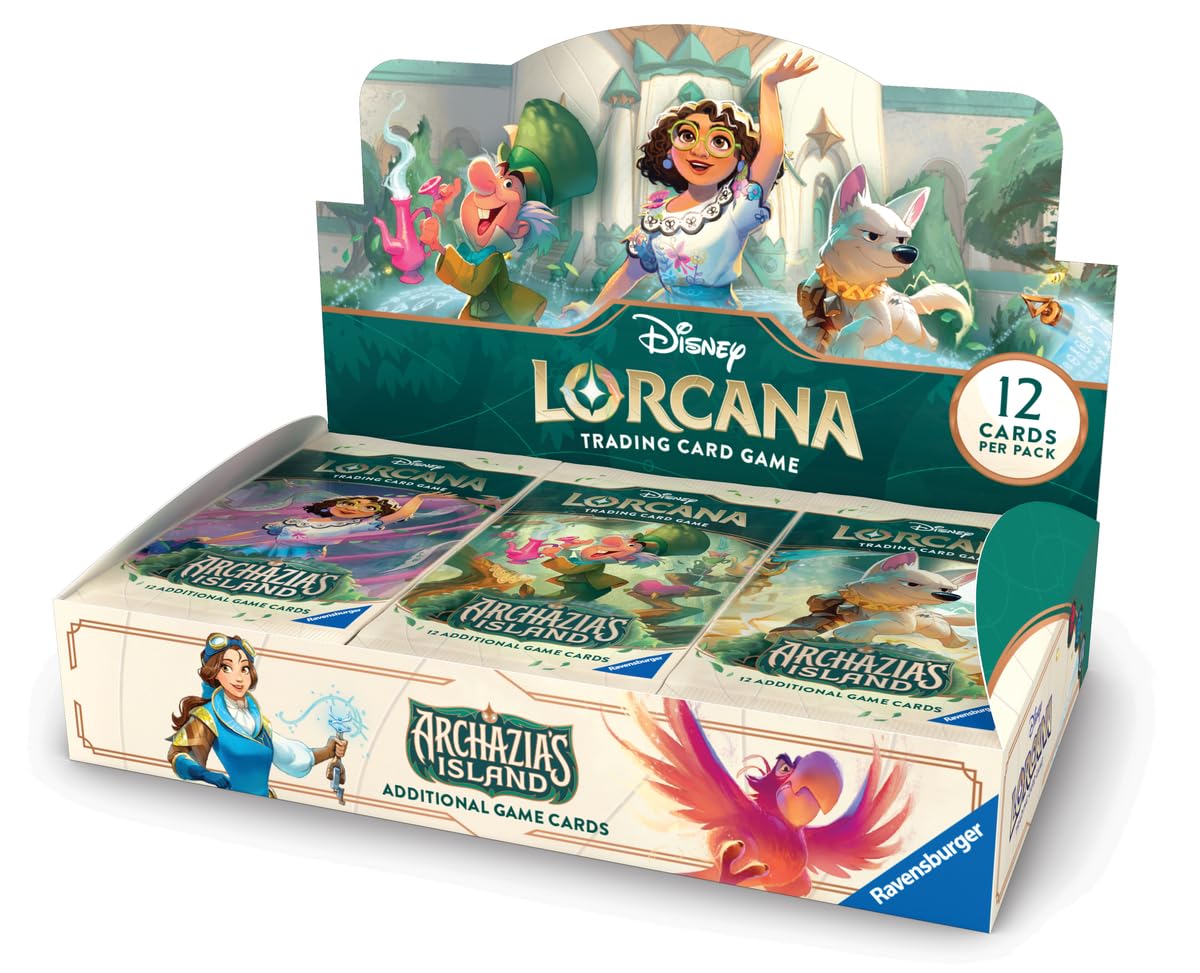 Ravensburger- Disney Lorcana Trading Card Game: Set 7-Espositore con 24 Buste di espansione, 11098557