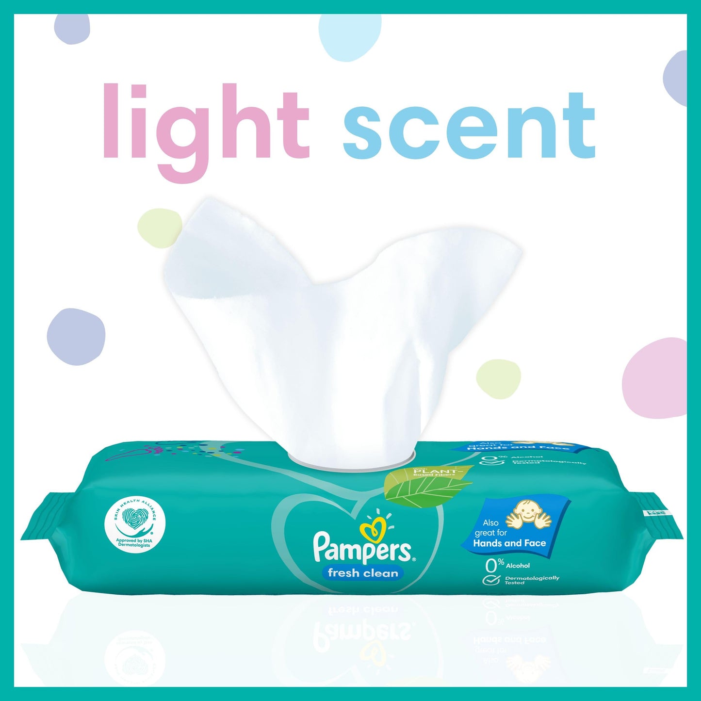 Pampers Fresh Clean Baby Salviette Umidificate, 80 Unità (Confezione da 15)