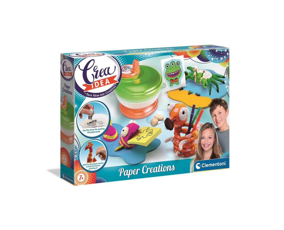 Clementoni - 18575 - Crea Idea - La casa di cartapesta - Gioco Creativo (Versione in Italiano) - Made in Italy, 7 Anni+