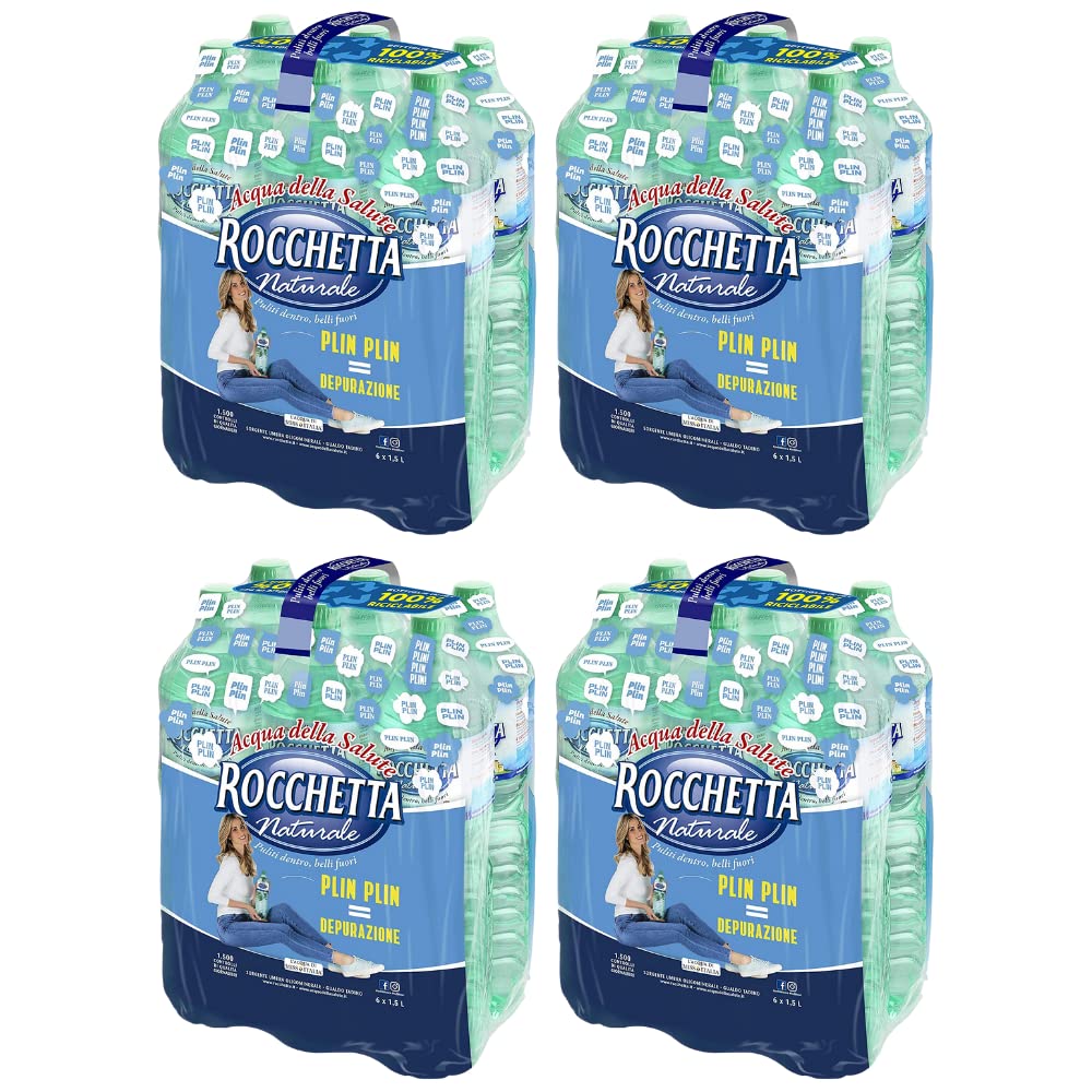 Rocchetta Acqua Naturale 24 Bottiglie Da 1.5 Litri