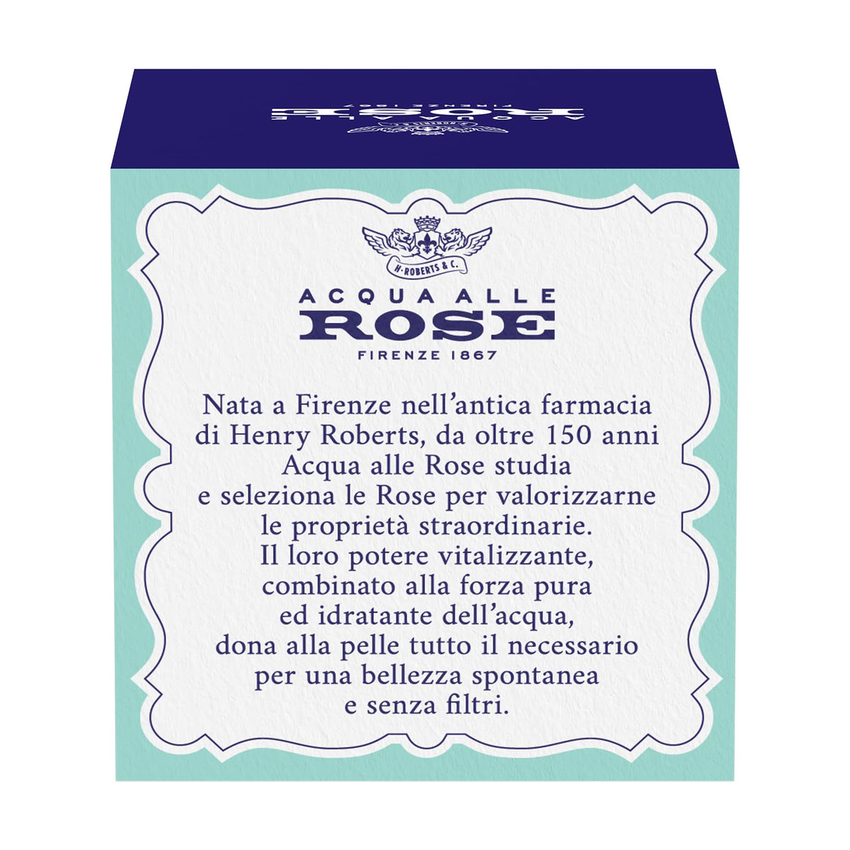 Acqua alle Rose, Crema Viso Idratante Purificante, con Attivi Astringenti di Rosa Multiflora e Niacinamide, Ideale per le Pelli Miste o Grasse, Aiuta a contrastare Oleosità e Impurità