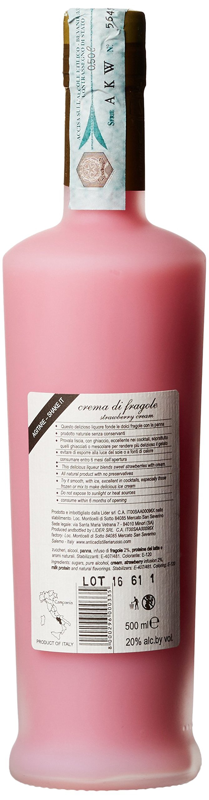 Russo Crema Fragola Ml.500