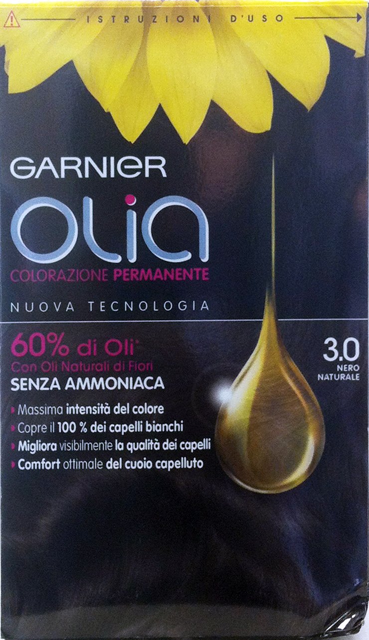 OLIA Coloraz.Perman.Senza Ammoniaca Nero Naturale