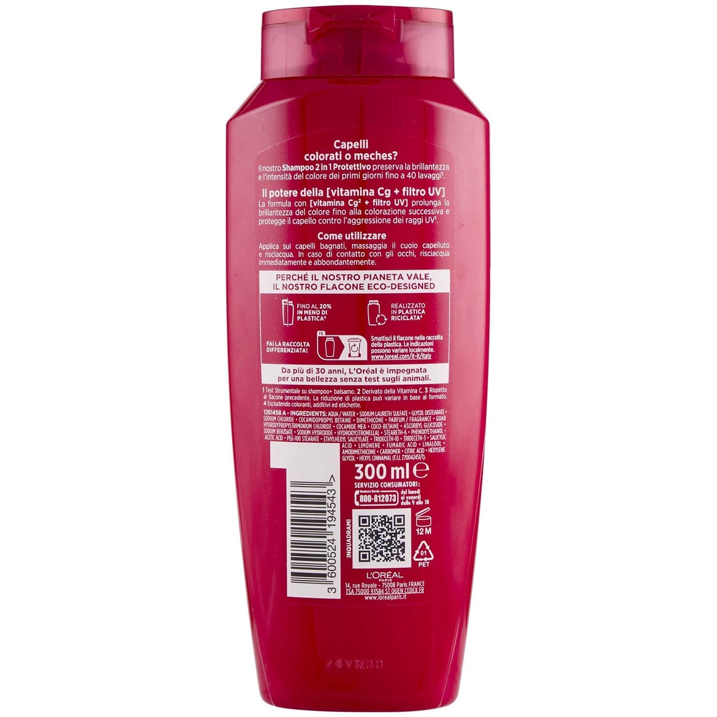 Elvive Shampoo 2in1 Color Vive 300ml, 300ml