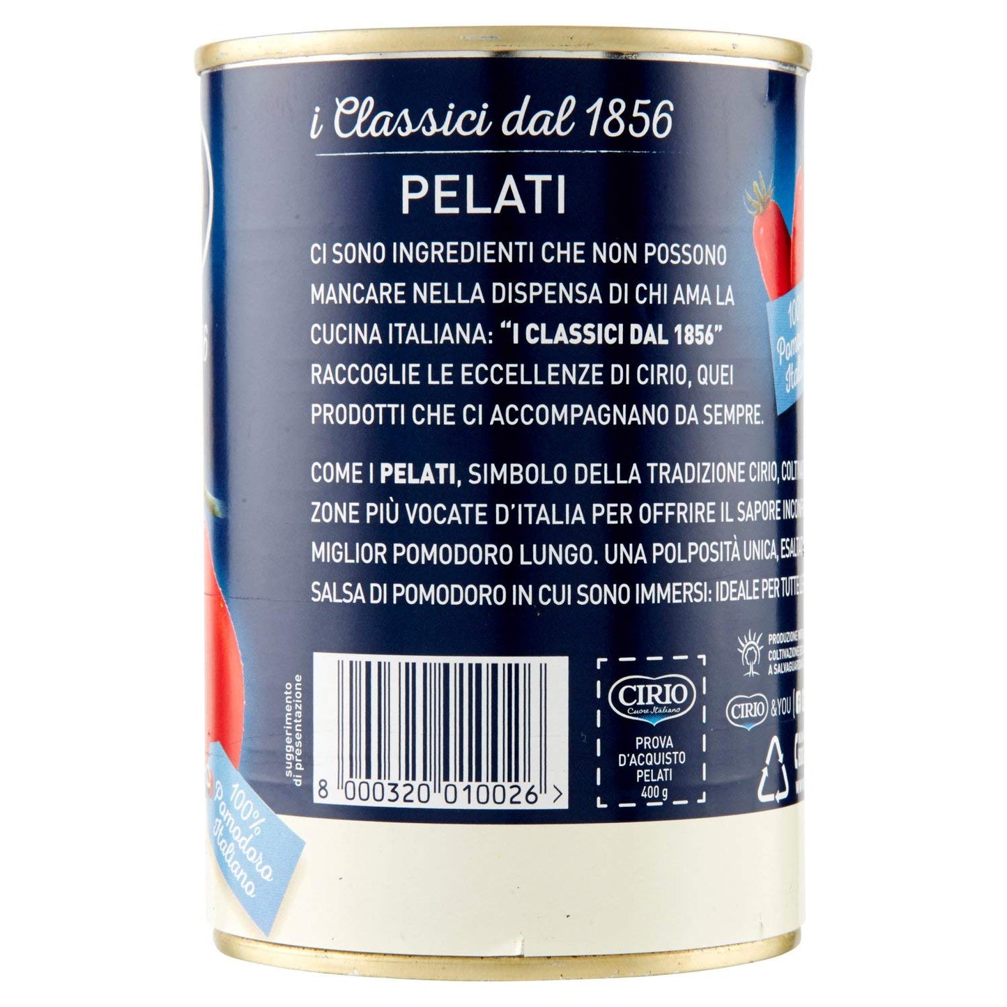 Cirio - Pomodori Pelati, senza Glutine (3 x 400g)