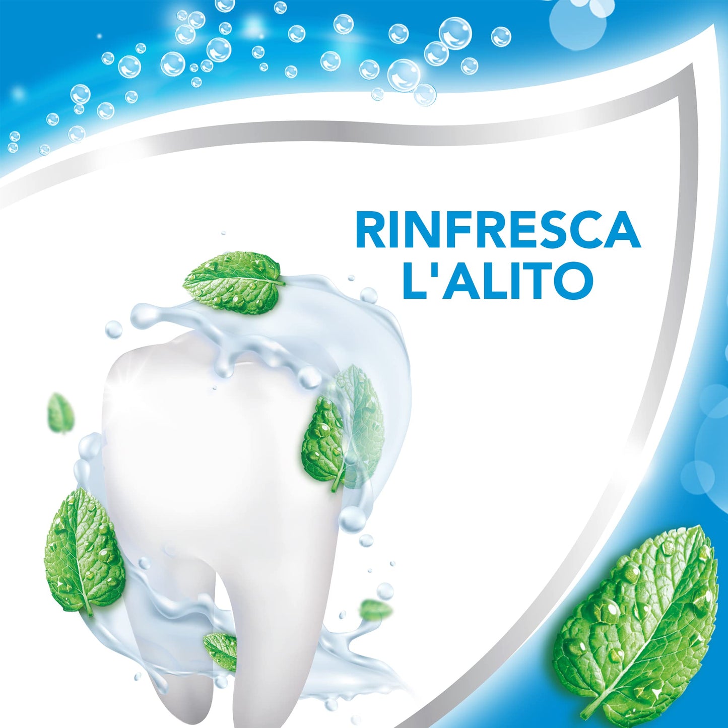 Aquafresh Tripla Protezione, Dentifricio 3 in 1 per tutta la Famiglia, Denti Forti, Gengive Sane, Alito Fresco, Gusto Menta Fresca, pacco da 2 x 75ml