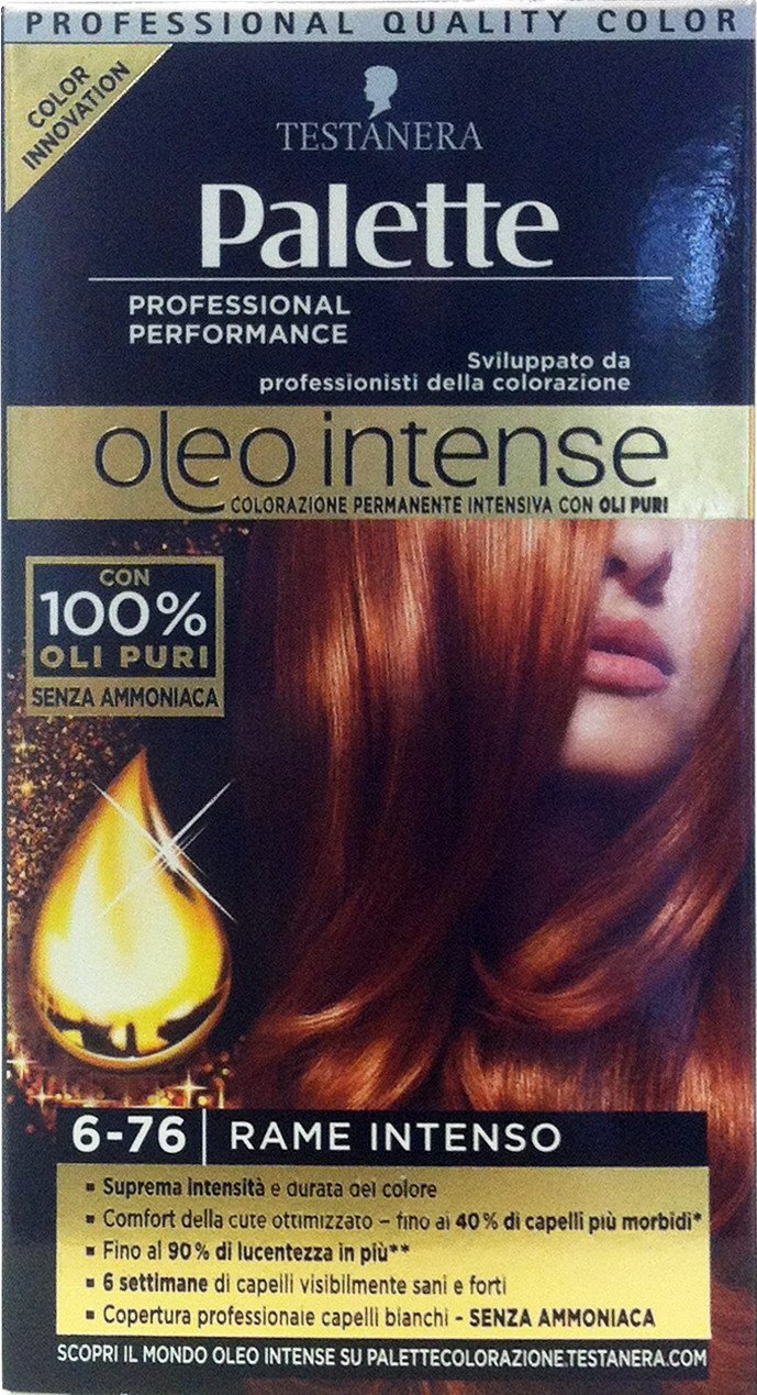 3 x PALETTE Oleo Intense Rame Intenso 6-76