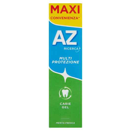 AZ Dentifricio Multi Protezione Carie Gel Menta Fresca 75 + 10 Ml, 1