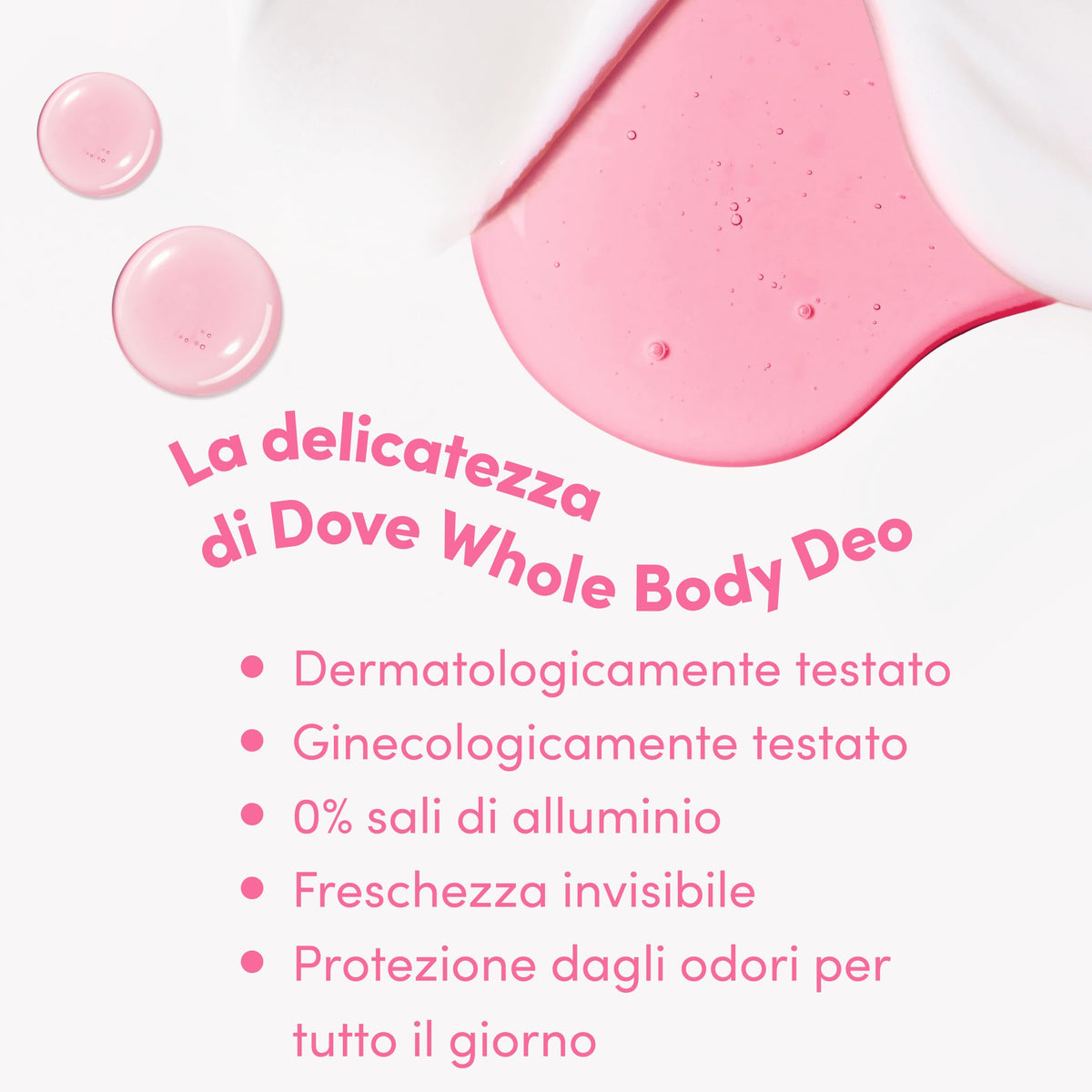 Deodorante Dove Stick Whole Body Deo 75ml, Deodorante per Tutto il Corpo, Profumo di Lamponi e Rosa, Protezione dagli Odori fino a 24 ore, Dermatologicamente Testato, Ginecologicamente Testato