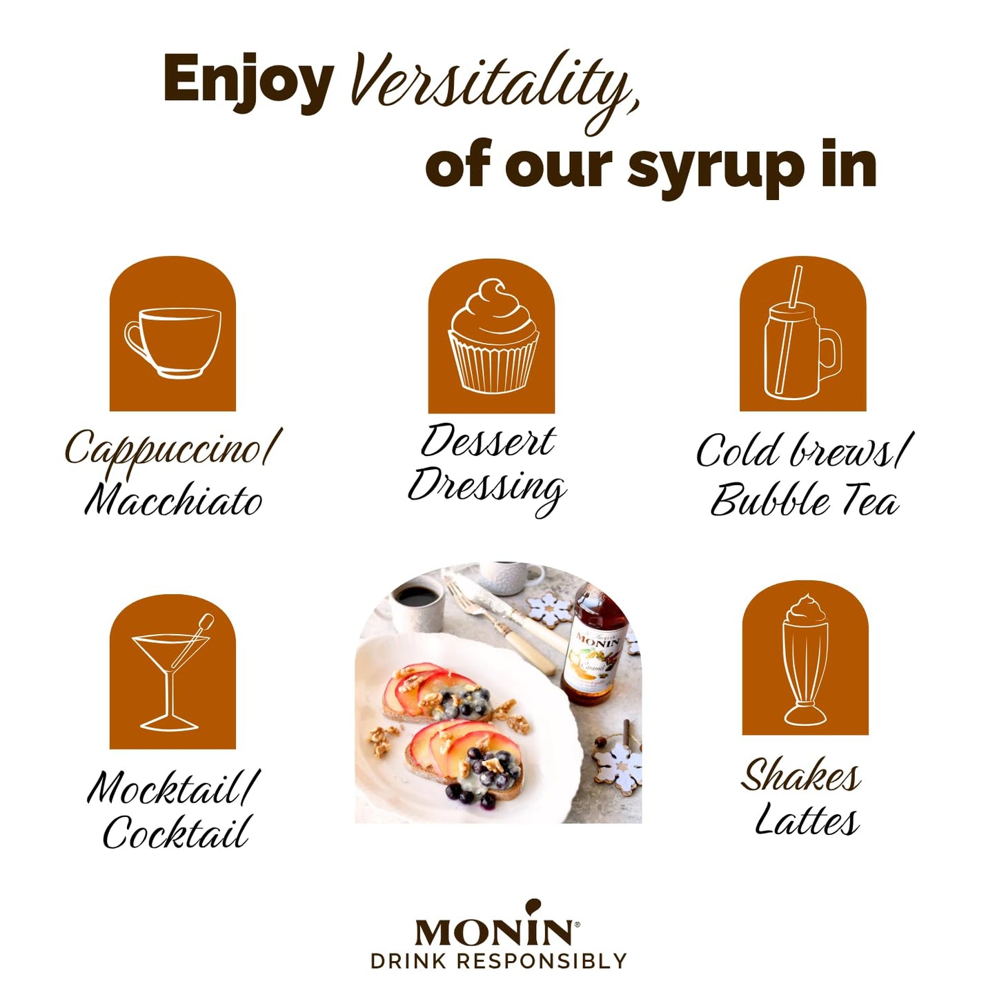 Monin Caramello 700 ml (Confezione da 1)