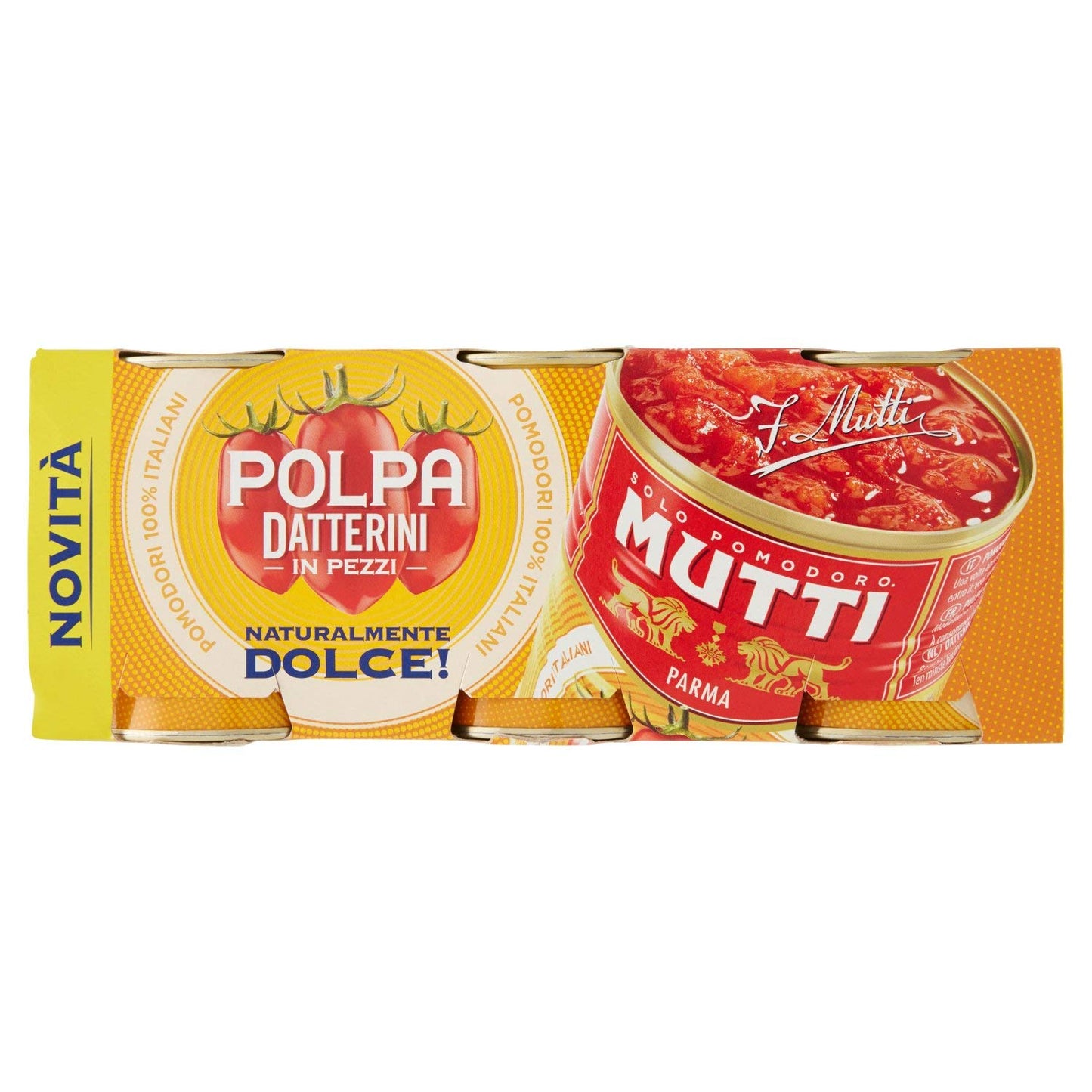 Mutti Polpa di Datterini, 3 x 300g