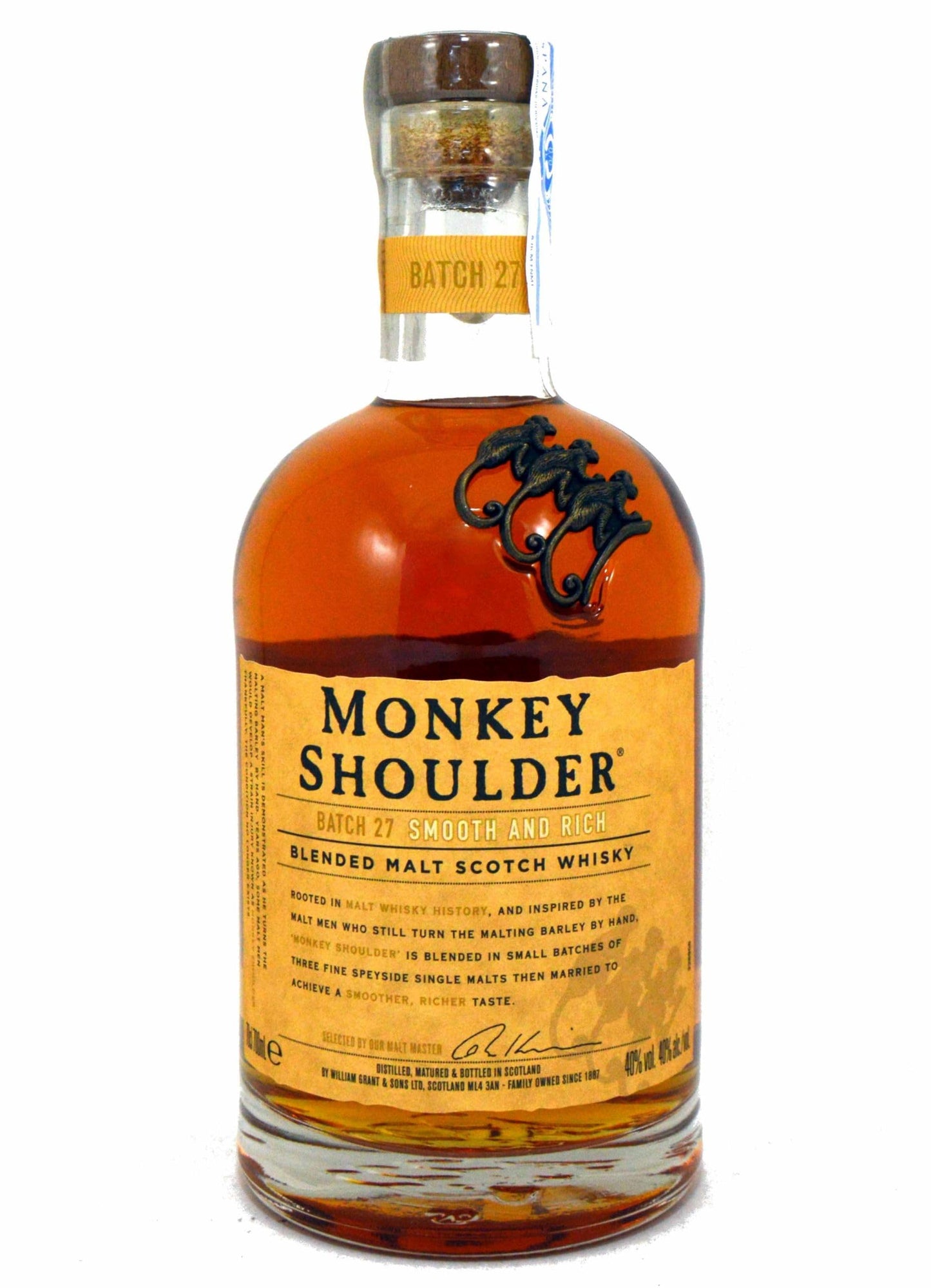 MONKEY SHOULDER Whisky di malto misto spalla di scimmia 70cl