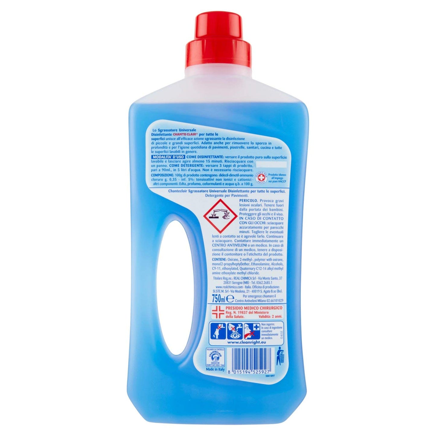 Chanteclair Detersivo Pavimenti Fresh Ml750, 750ml