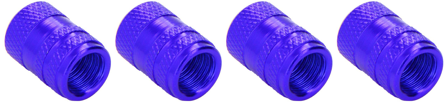 Bottari 27516 Tire Cup Kit 4 Pezzi Coprivalvole in Alluminio, Blu