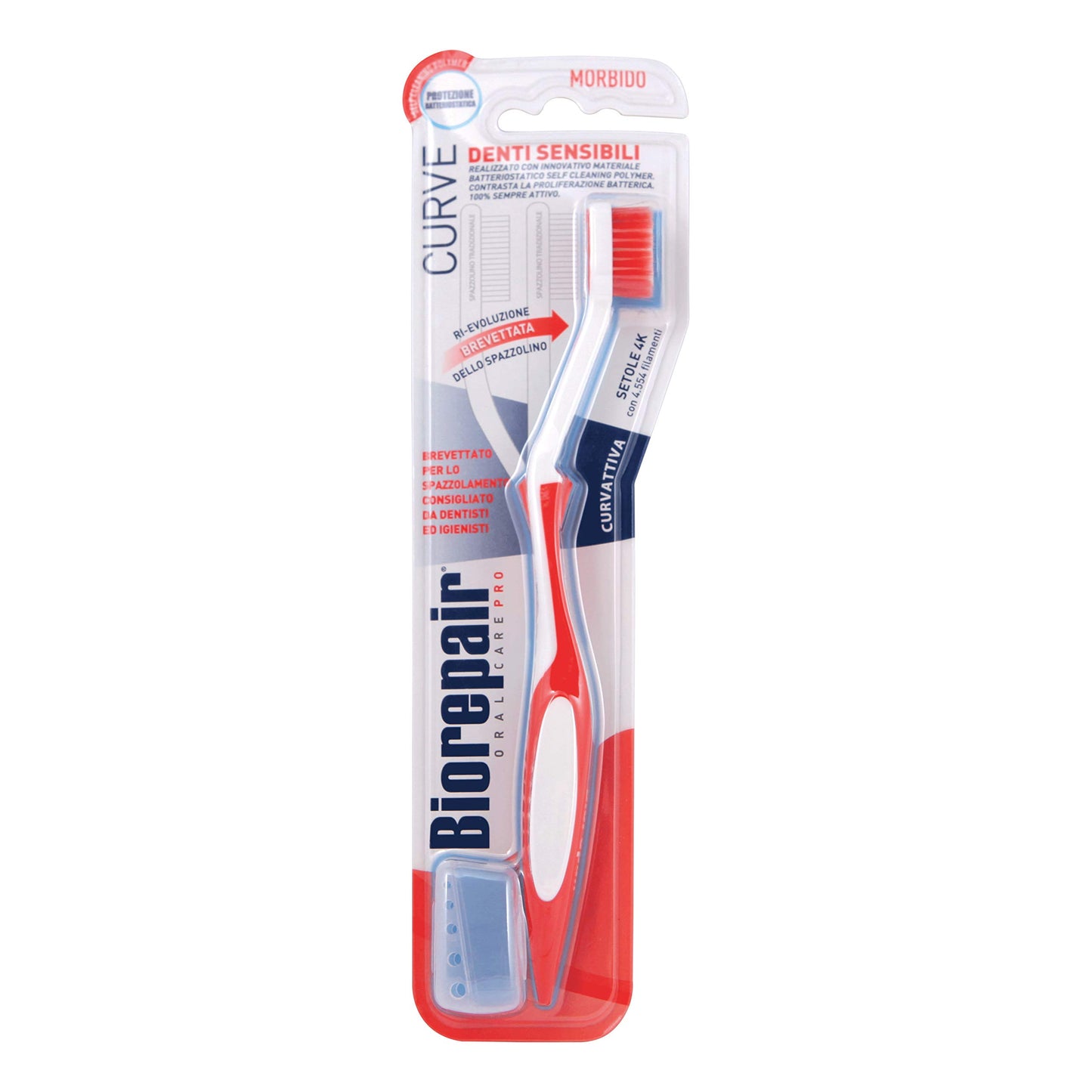 Biorepair Spazzolino Curve Morbido per Denti Sensibili, 20g